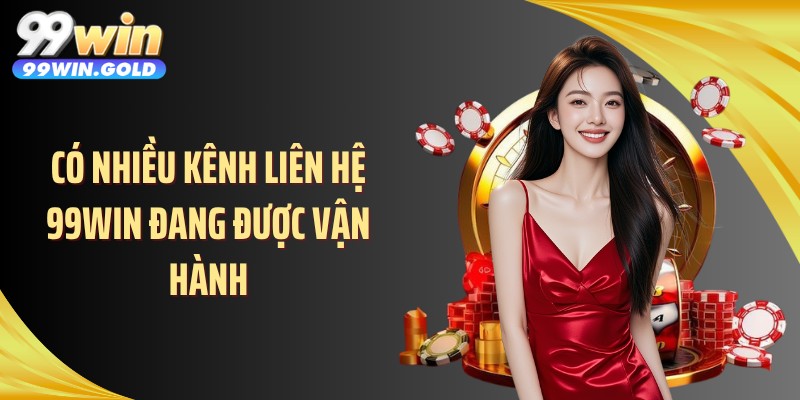 Có nhiều kênh liên hệ 99WIN đang được vận hành