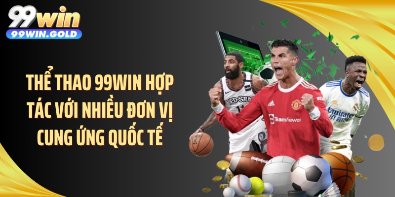 Thể thao 99WIN hợp tác với nhiều đơn vị cung ứng quốc tế